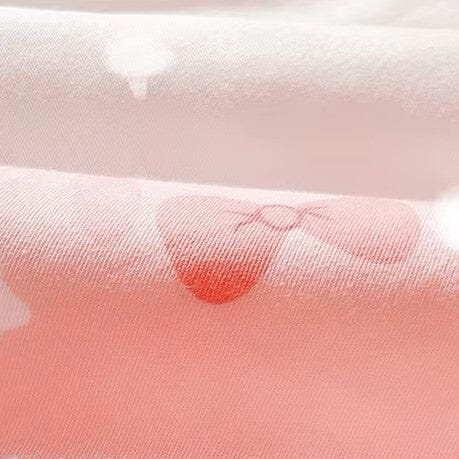 LINGE DE LIT BEBE - DouxSommeil™ - Cerises & Lapins - fais dodo bébé