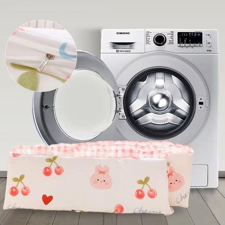 LINGE DE LIT BEBE - DouxSommeil™ - Cerises & Lapins - fais dodo bébé