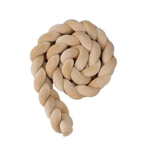 tresse de lit couleur café