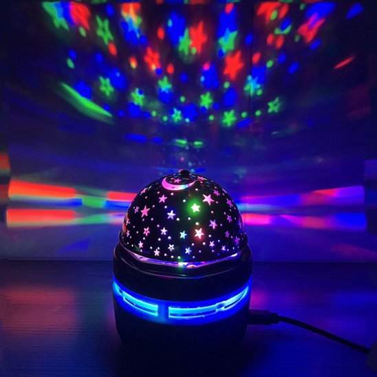 veilleuse projecteur plafond étoiles pour bebe