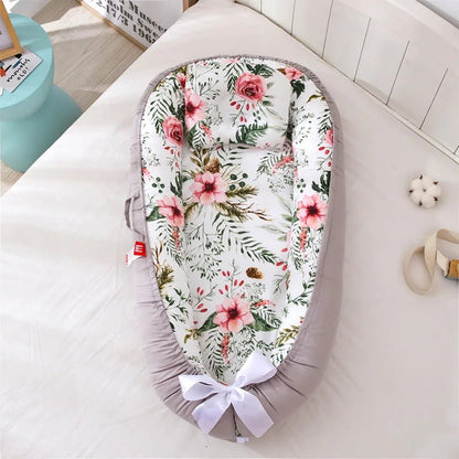 Berceau Bébé - NidPortableBébé™ - Fleurs - fais dodo bébé