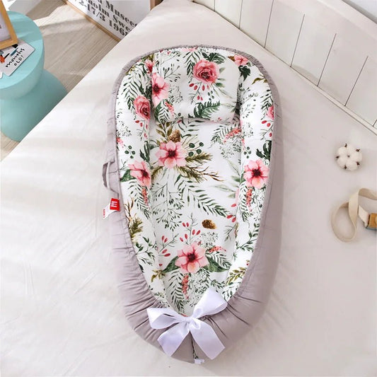 Berceau Bébé - NidPortableBébé™ - Fleurs - fais dodo bébé