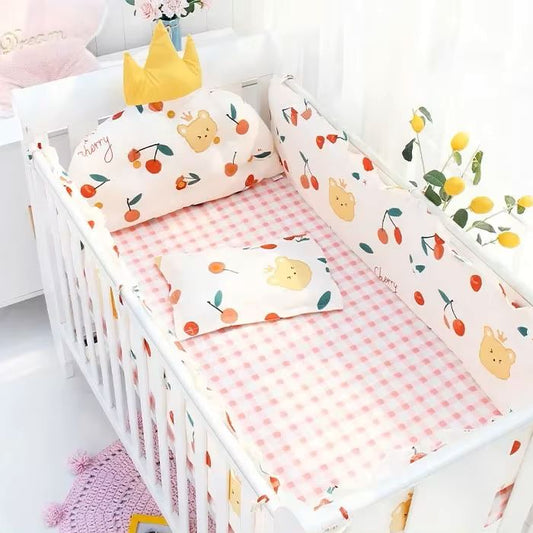 LINGE DE LIT BEBE - DouxSommeil™ - Cerises - fais dodo bébé
