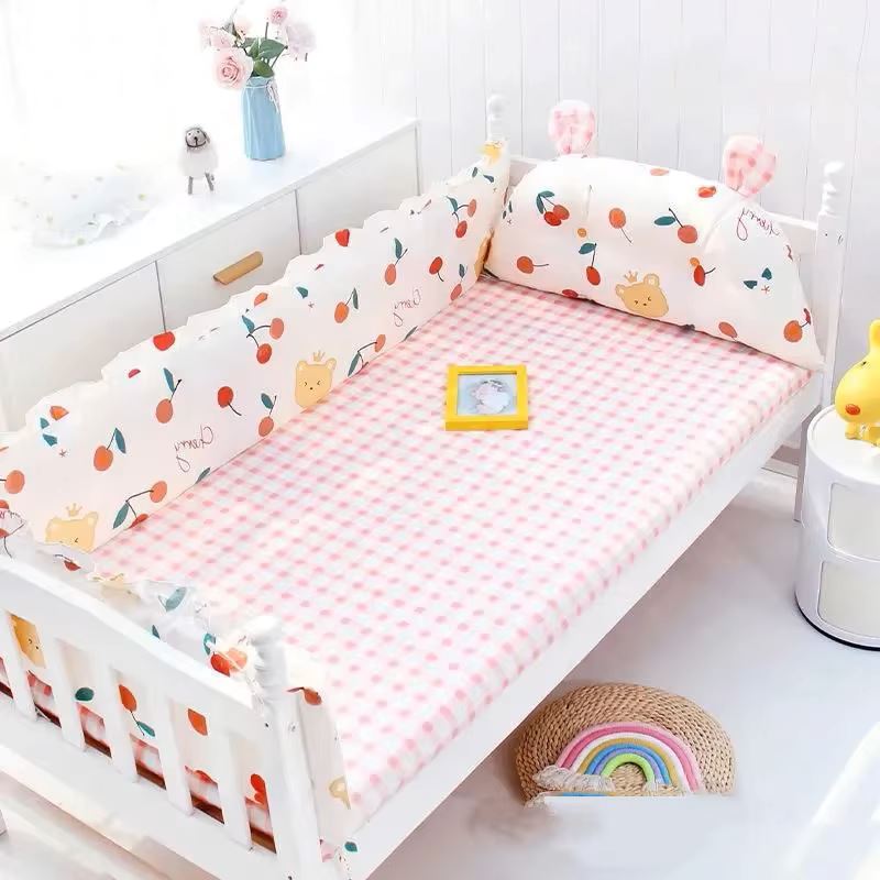 LINGE DE LIT BEBE - DouxSommeil™ - Cerises - fais dodo bébé