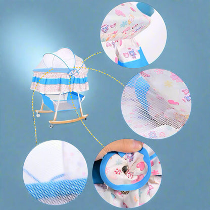 Berceau Bébé - BerceauConfort™ - Bleu Ciel - fais dodo bébé