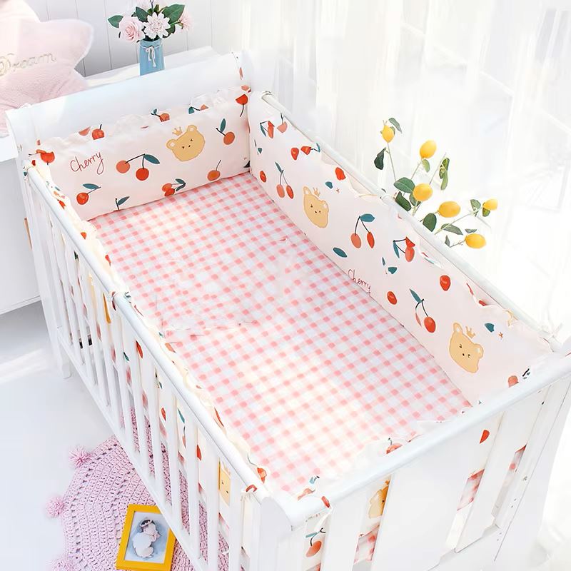 LINGE DE LIT BEBE - DouxSommeil™ - Cerises - fais dodo bébé
