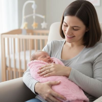 bebe dort couverture bebe bras maman