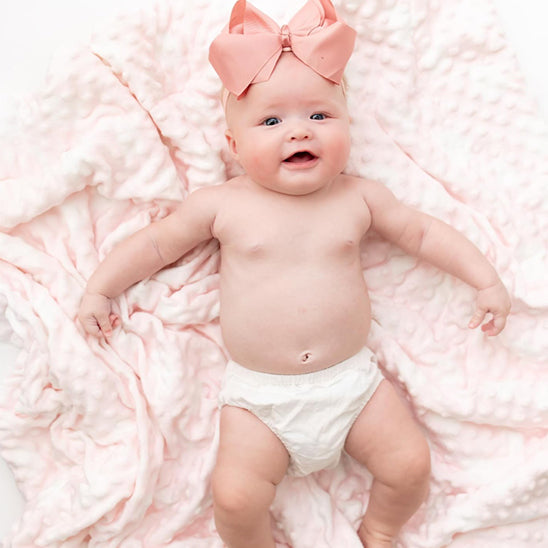 bebe fille couche couverture bebe rose