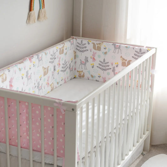 berceau lumiere tour de lit bebe animaux foret