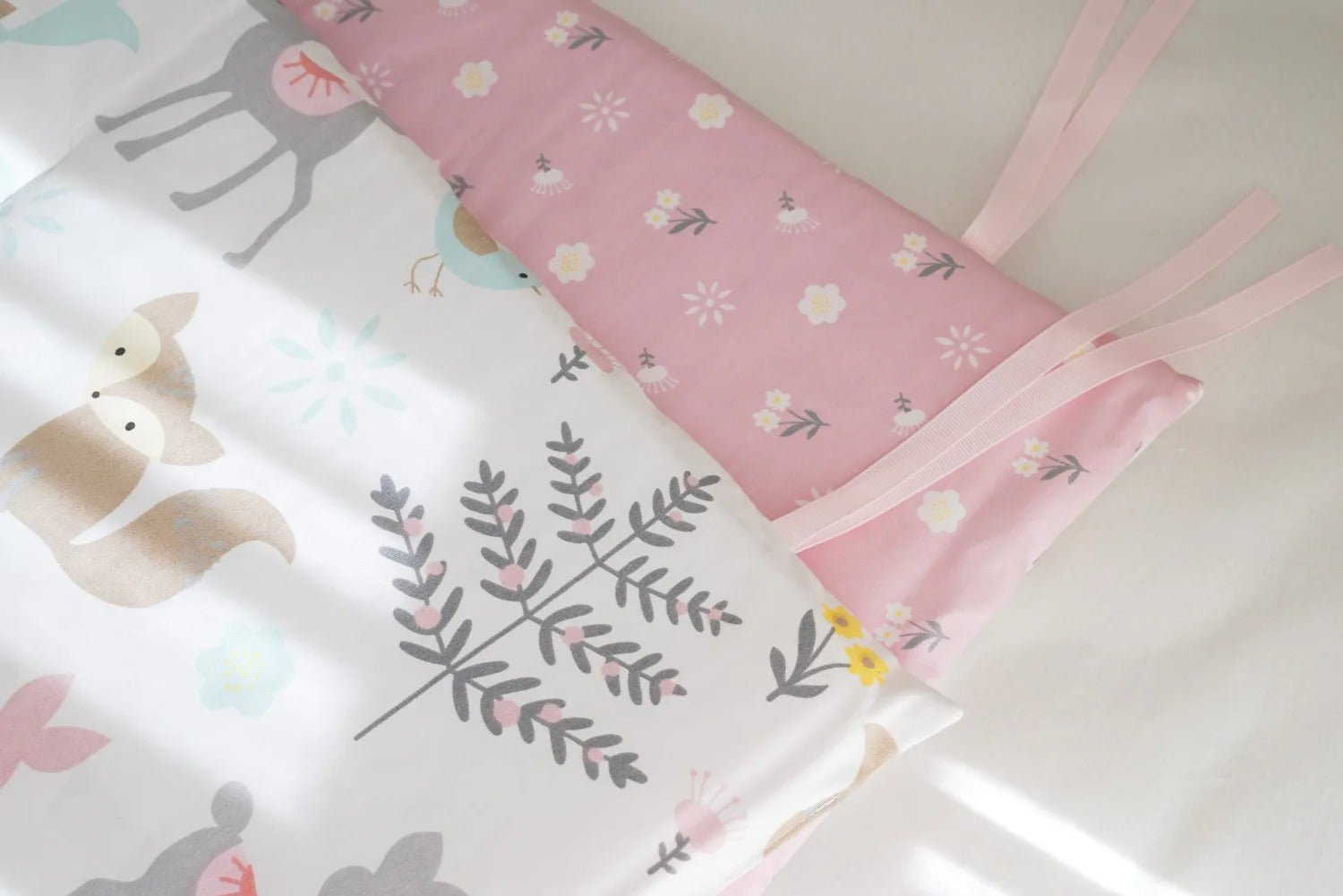 coussinsattaches tour de lit animaux foret