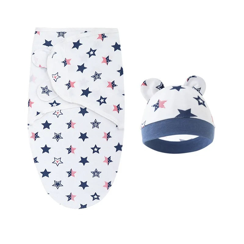 couverture bebe chapeau etoiles