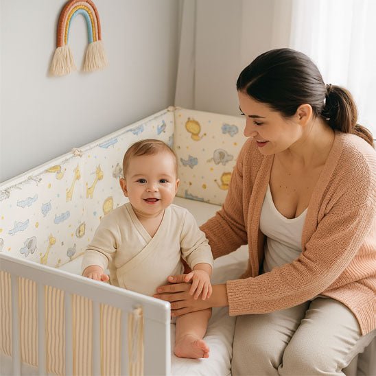 maman bebe berceau tour de lit animaux