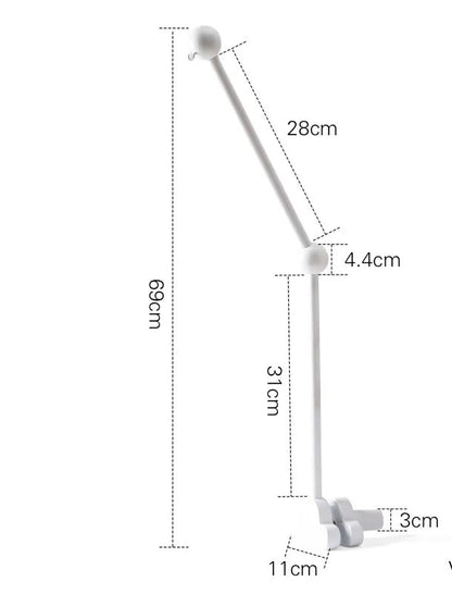 support fixation blanc pour mobile bebe