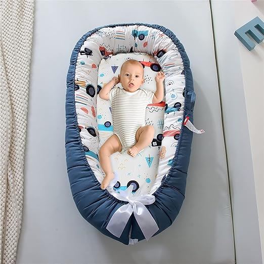 Berceau Bébé - NidPortableBébé™ - Voiture Bleue - fais dodo bébé