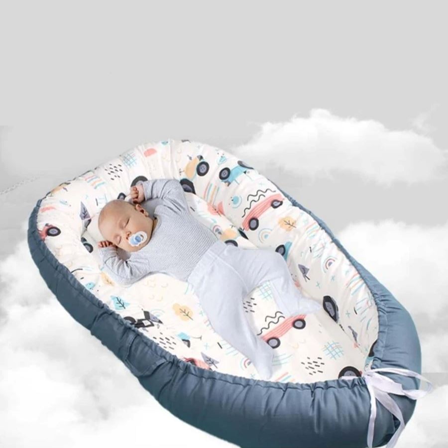 Berceau Bébé - NidPortableBébé™ - Voiture Bleue - fais dodo bébé