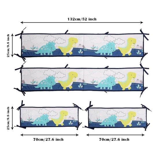 tour de lit dinosaures taille