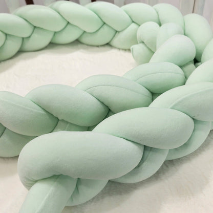 tresse verte tour de lit